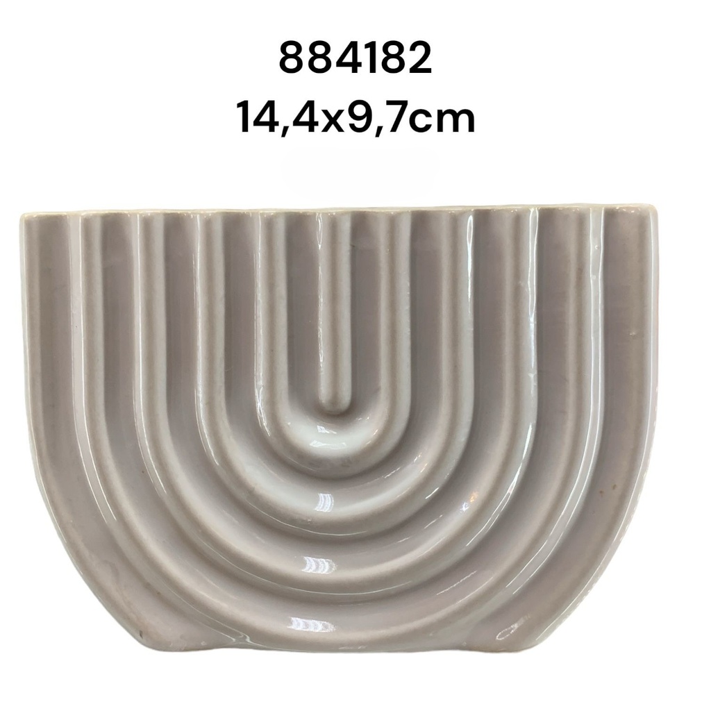 FLORERO CAFE PORC. 14.4X8.4X9.7CM REF:SD21F021-2