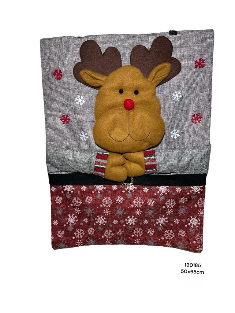 FORRO DE SILLA DE RENO NAVIDEÑO