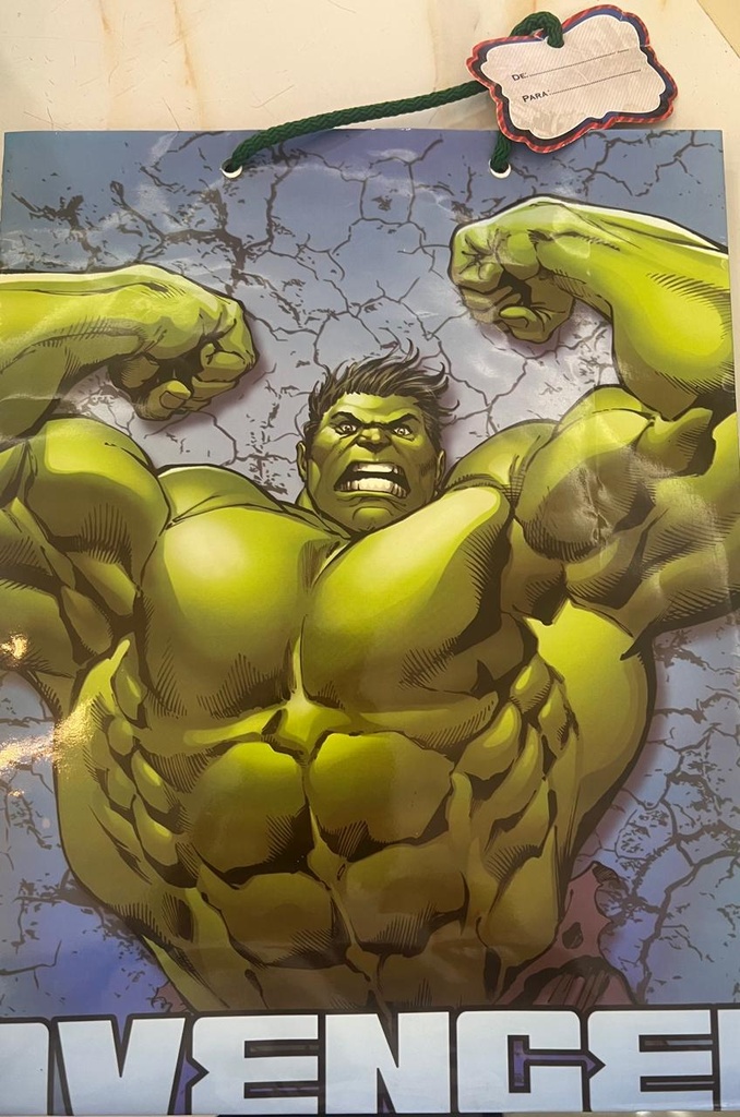 FUNDA DE REGALO MARVEL MEDIUM 32x25CM