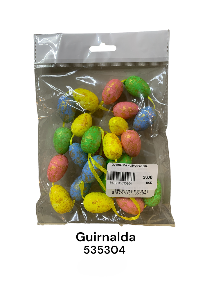 GUIRNALDA HUEVO PASCUA