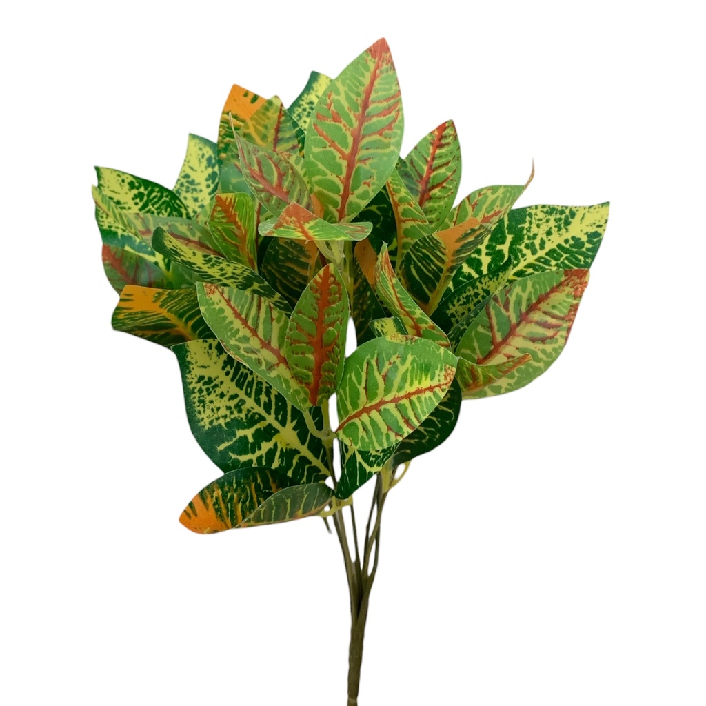 RELLENO HOJAS CROTON 35CM 