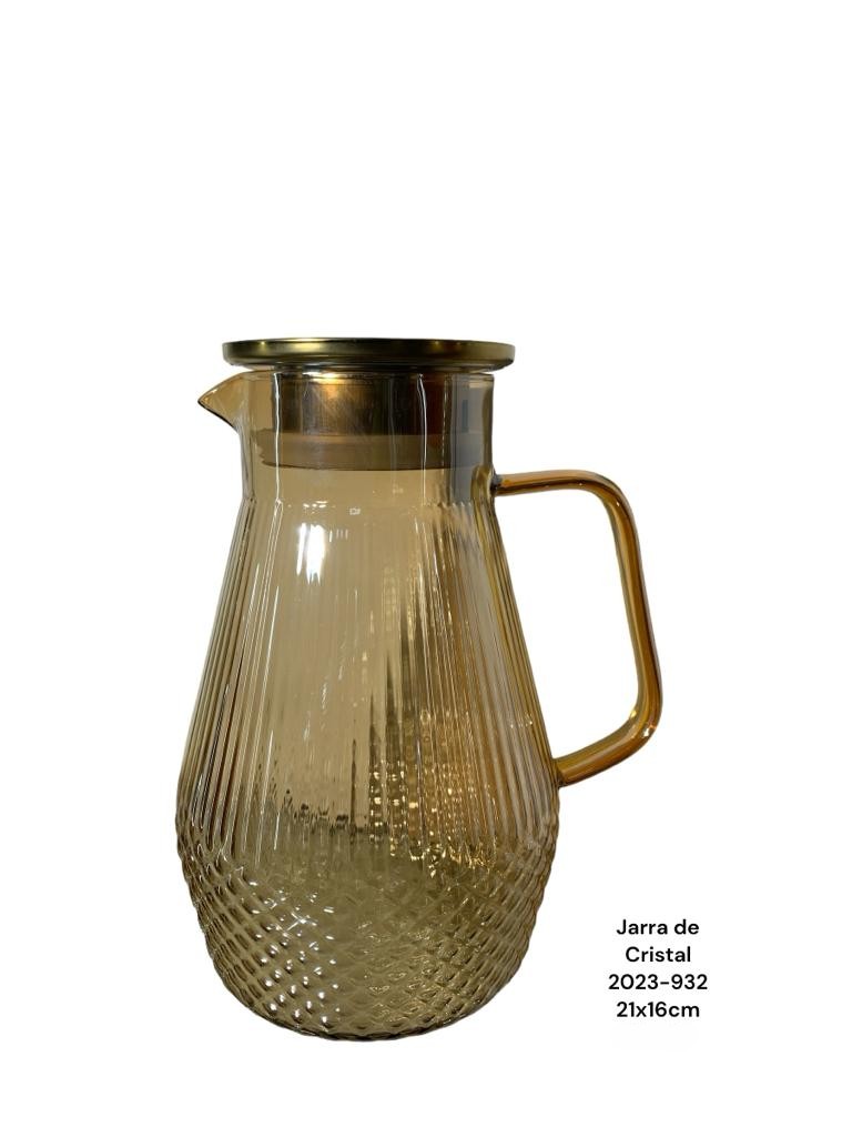 JARRA C/TAPA 1600ML 21X16CM