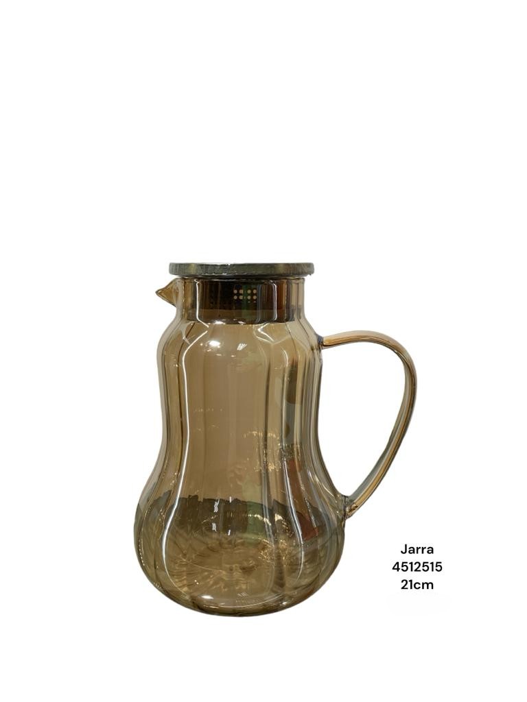 JARRA DE CRISTAL DORADA 2L 21CM