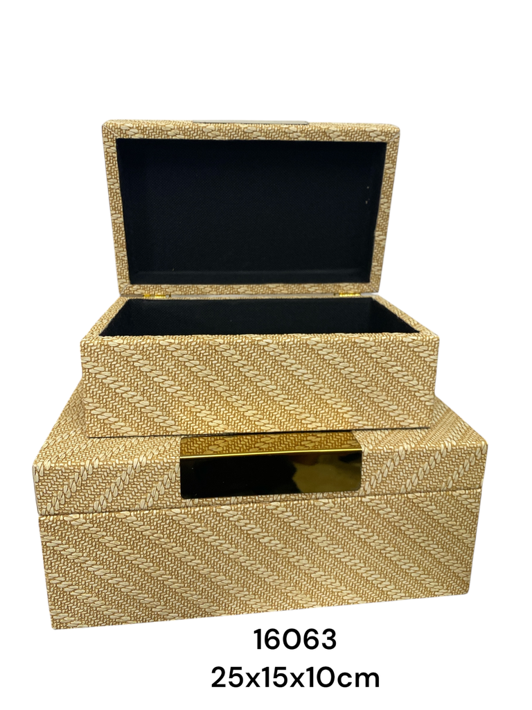 CAJAS DECORATIVAS GOLD SETX2
