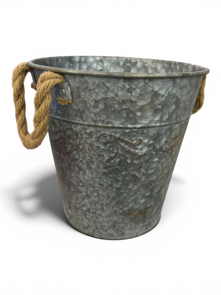 MACETA METALICA 26X26CM