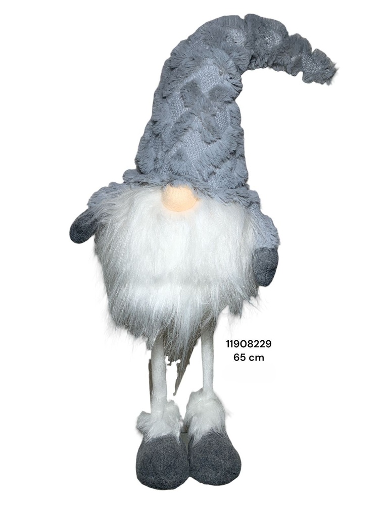 NOMO GRIS CON LUZ BATERIA 3A 65CM