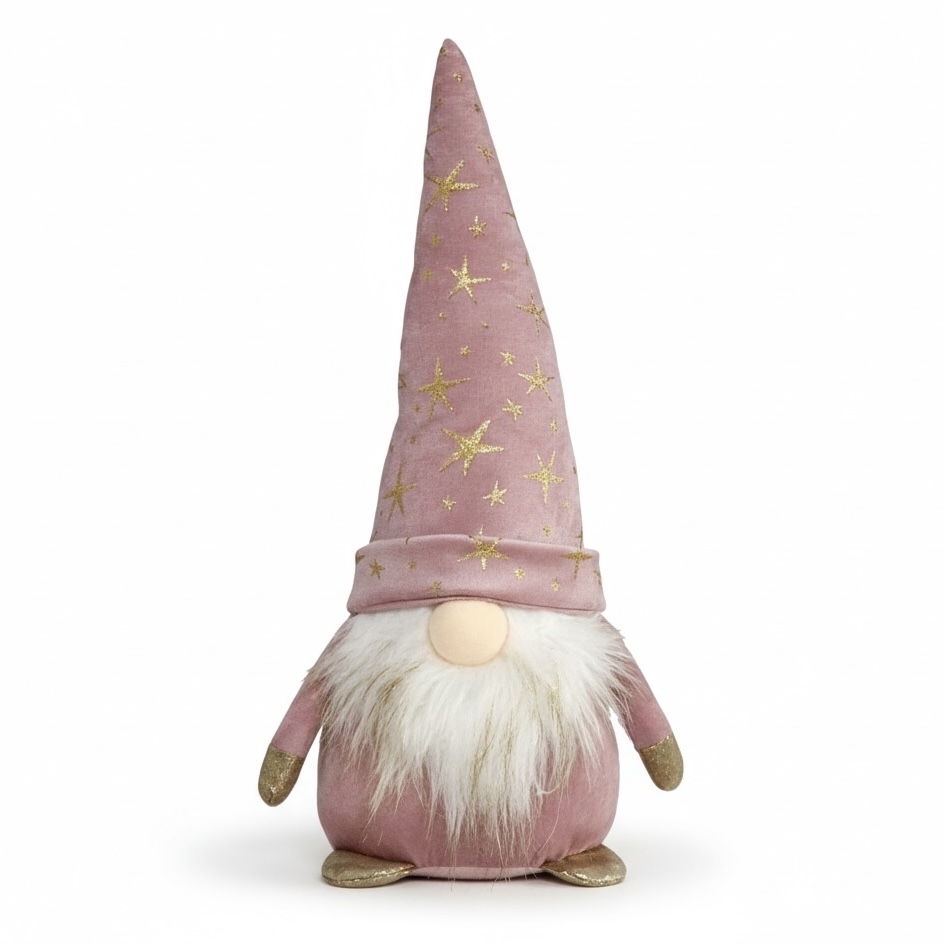 NOMO ROSADO CON ESTRELLAS 40CM