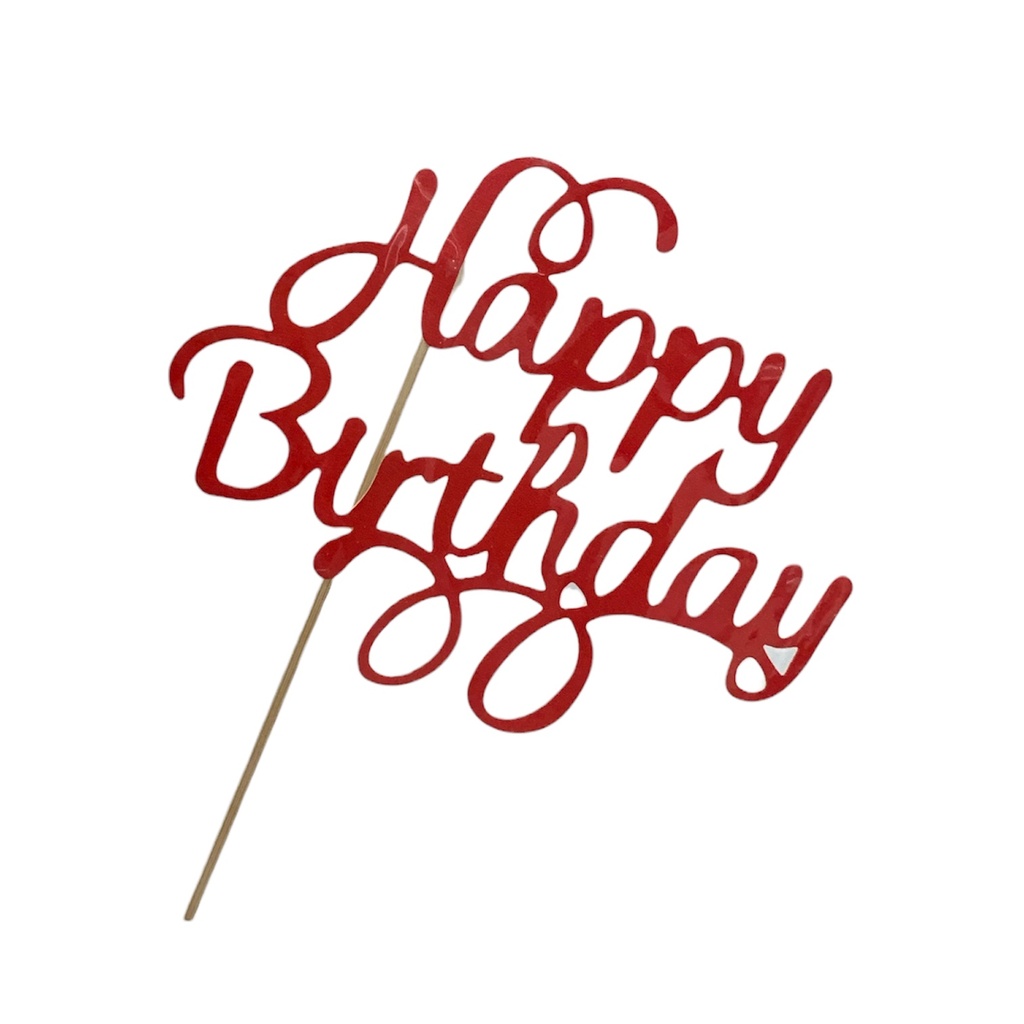 PINCHO HAPPY BIRTHDAY ROJO