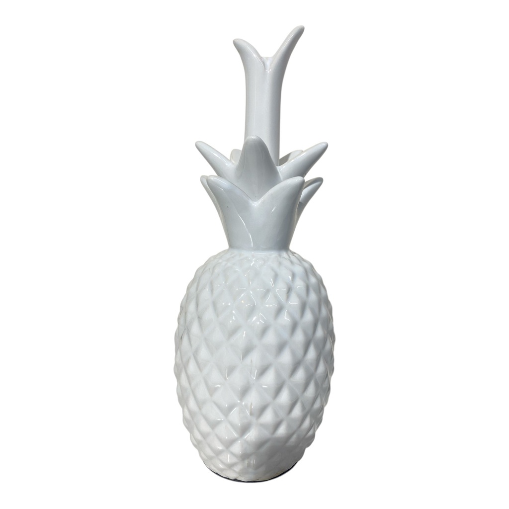 PIÑA BLANCA DE PORCELANA 10X28CM