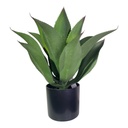 PLANTA ARTIFICIAL AGAVE C/MACETA REF:CH10836205 50X50CM