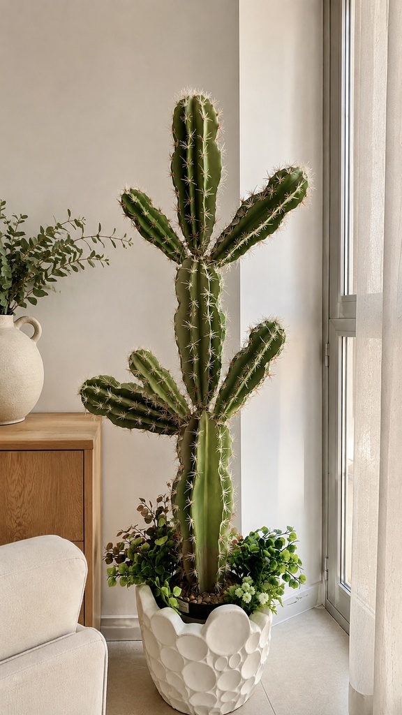 PLANTA ARTIFICIAL REAL TOUCH CACTUS 140X60CM