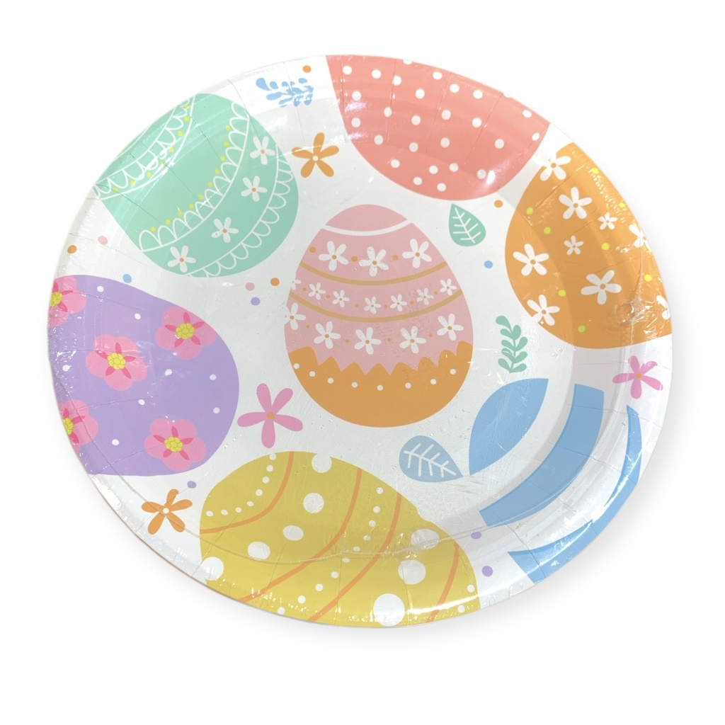 PLATO PASCUA SET X 8 UNID 23cm