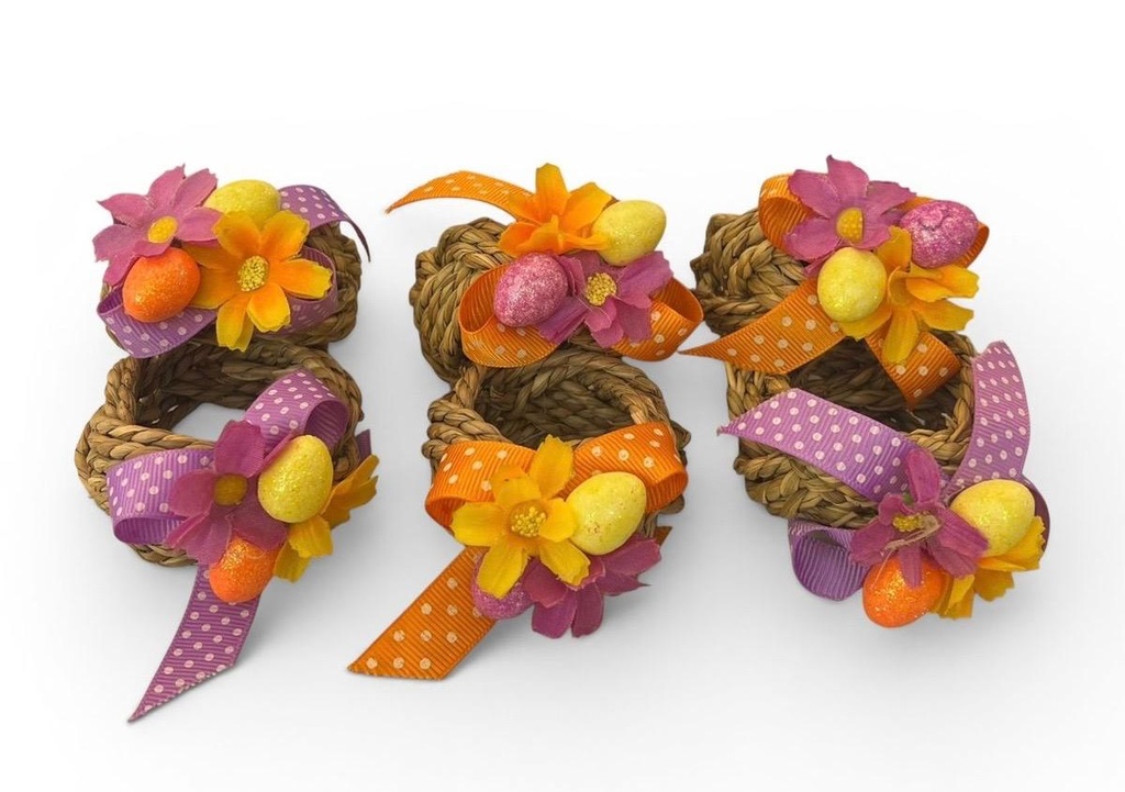 AROS DE SERVILLETA YUTE PASCUA SETX6