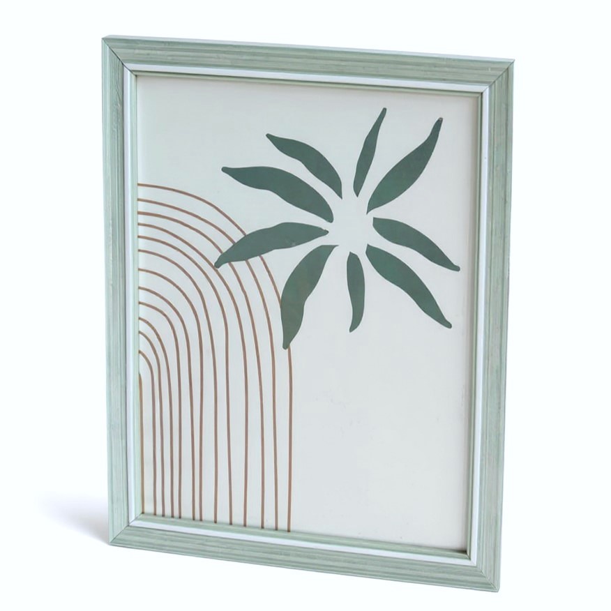 PORTARETRATO MADERA VERDE MENTA 8X10 20X25CM REF: ES20309-8