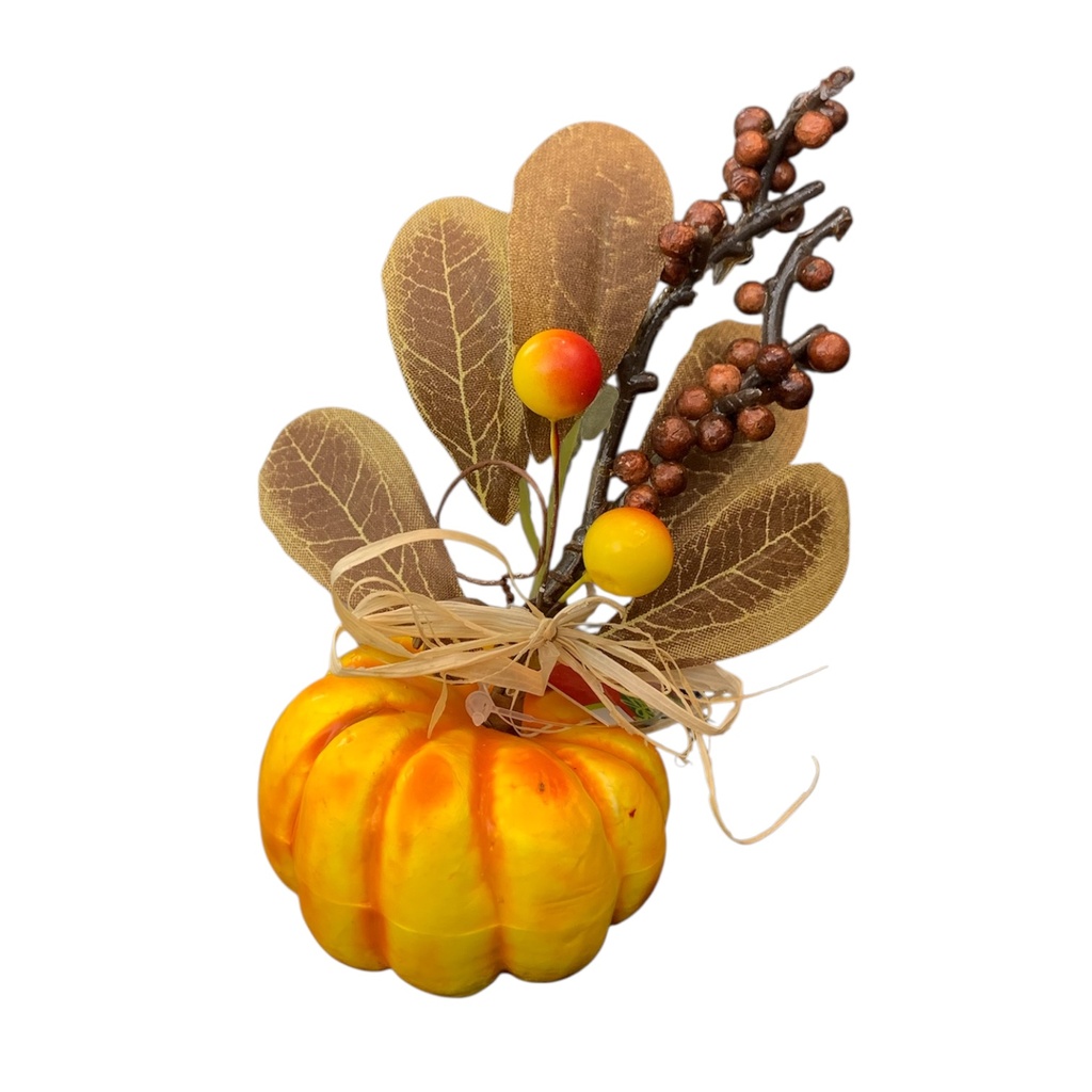 RAMA CON CALABAZA 14CM