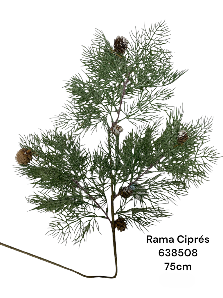 RAMA CIPRES CON BELLOTAS 75CM