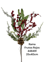 RAMA NAVIDEÑA FRUTOS ROJOS/PIÑA REF: 52-851443 25X46CM