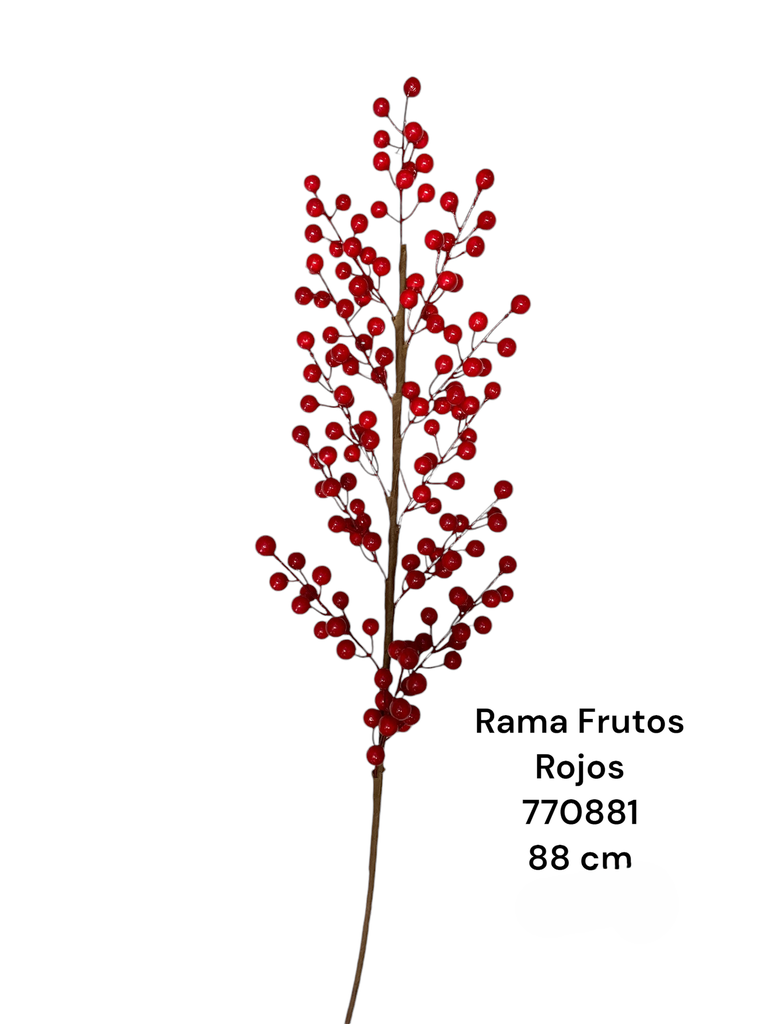 RAMA FRUTOS ROJOS REF: ES24407 88CM
