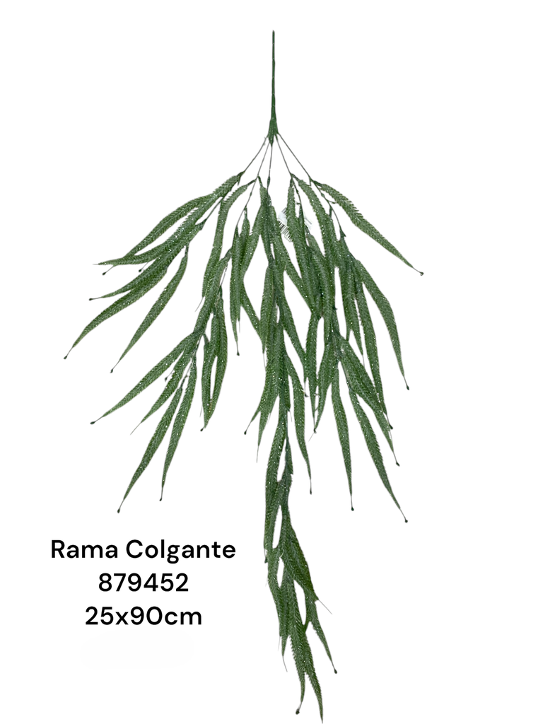 RAMA NAV.  VERDE ESCARCHADA 90CM REF:P21-86474