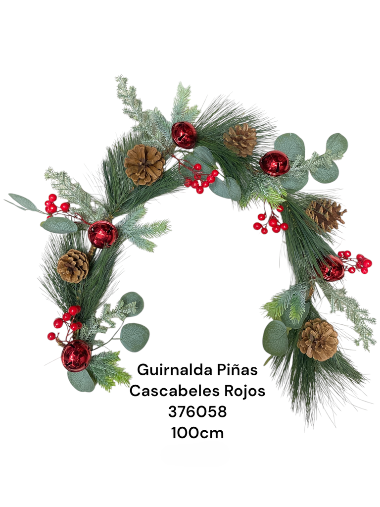 RAMA NAV. 100CM FRUTO ROJO/CASCABEL REF:CF98-19-3863