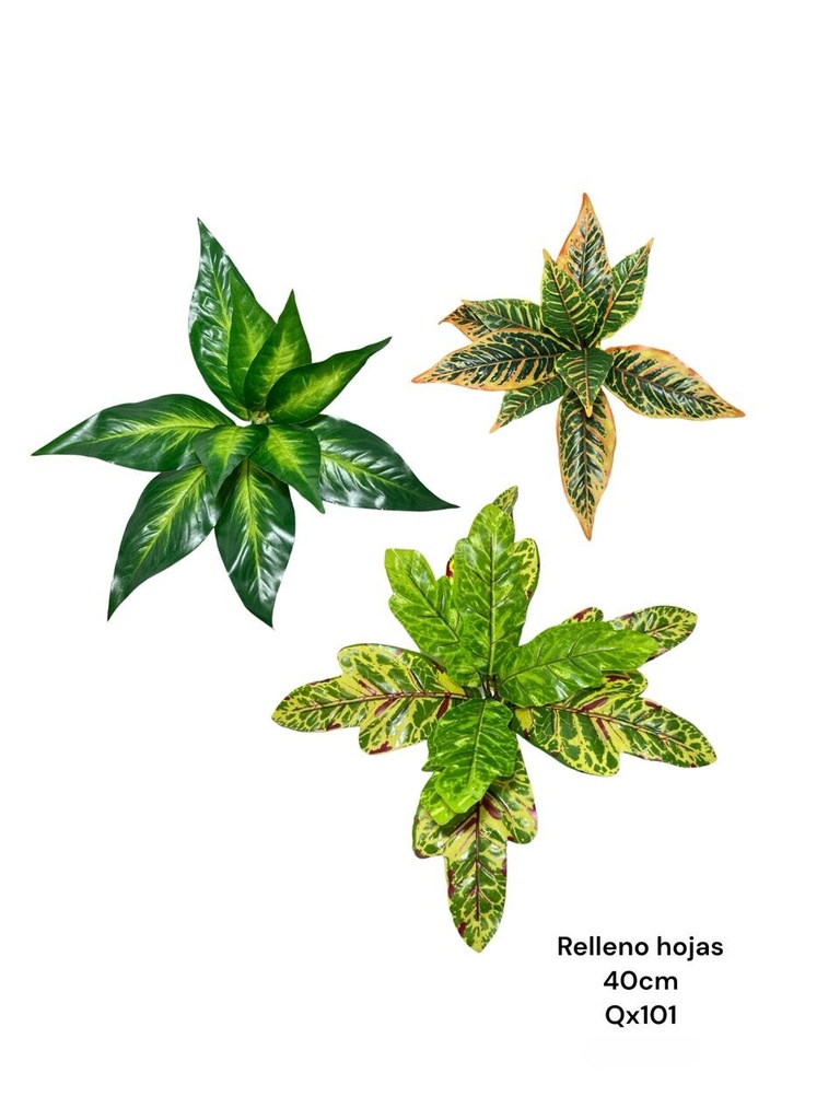 RELLENO HOJAS CROTON PETRA HOJAS 40CM 