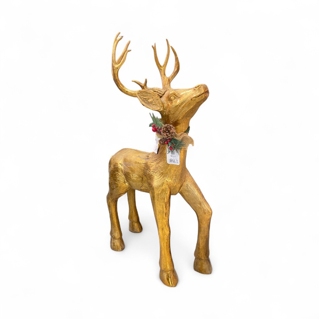 RENO DORADO PARADO POLIRESINA 55X95CM