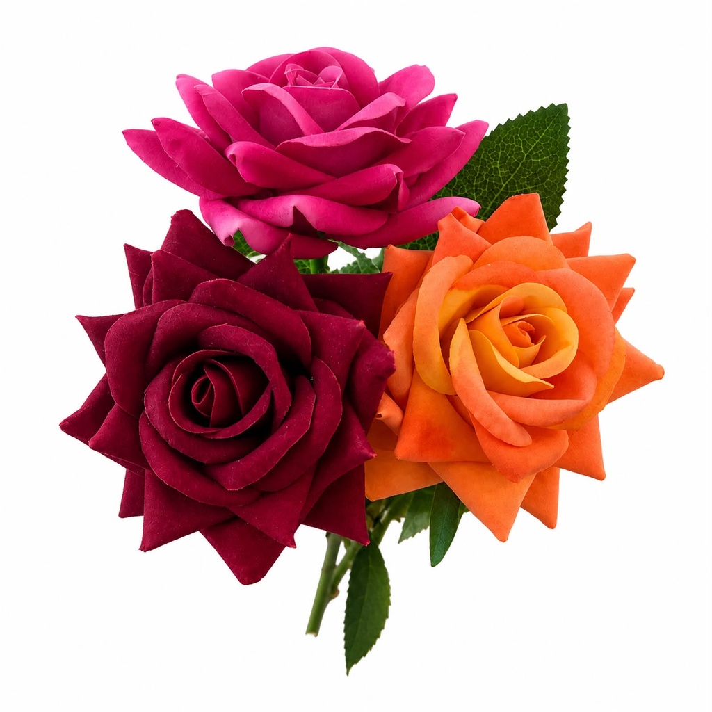ROSA GAMUZA 50X10CM