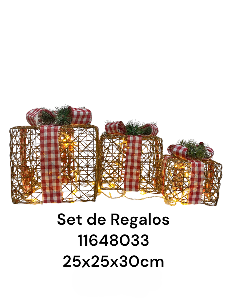 SET DE CJA DE REGALOS CUADROS