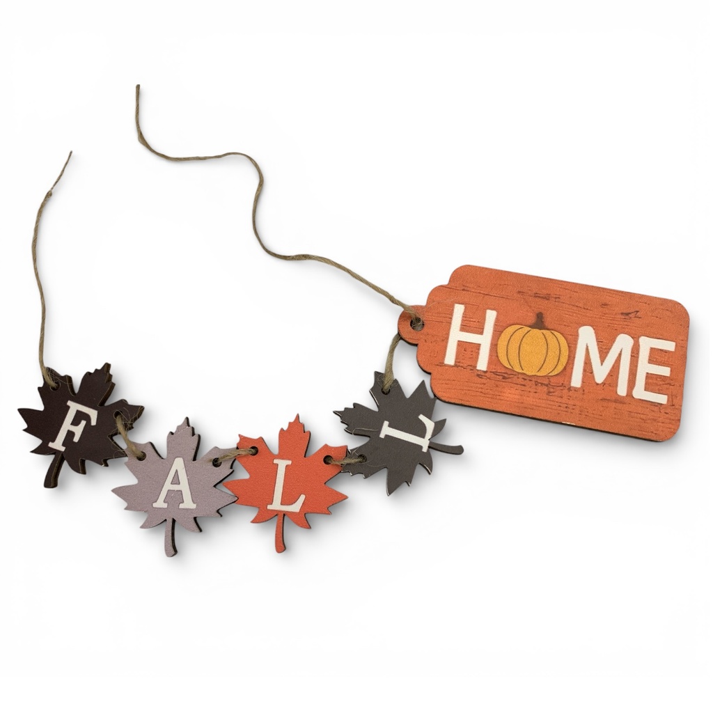 COLGANTE DECORATIVO "FALL" "HOME" 5 PIEZAS