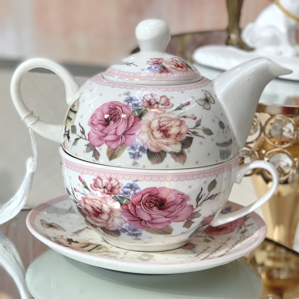 TETERA DE PORCELANA EN CAJA 13CM