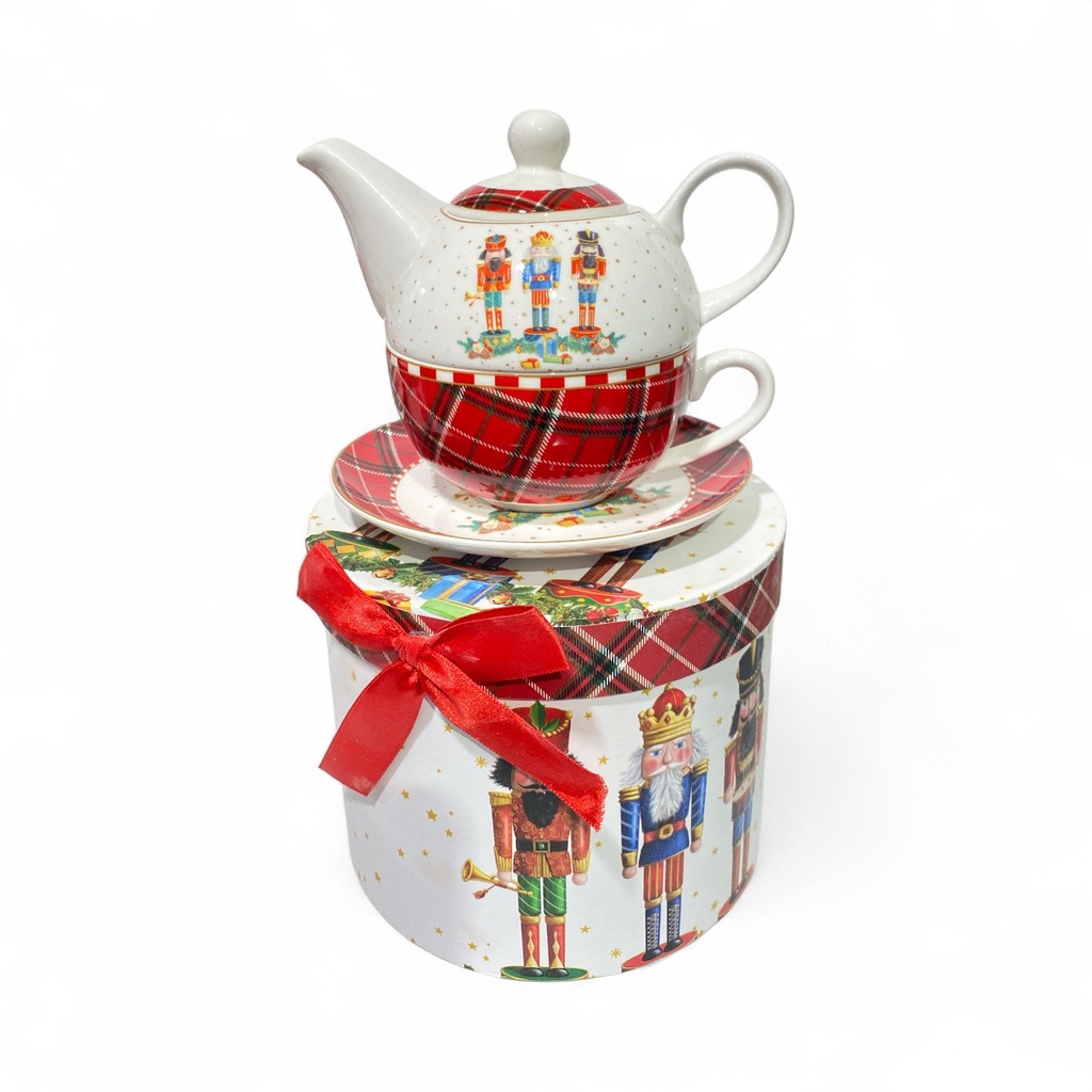 TETERA NAVIDEÑA 4PIEZAS CS19328