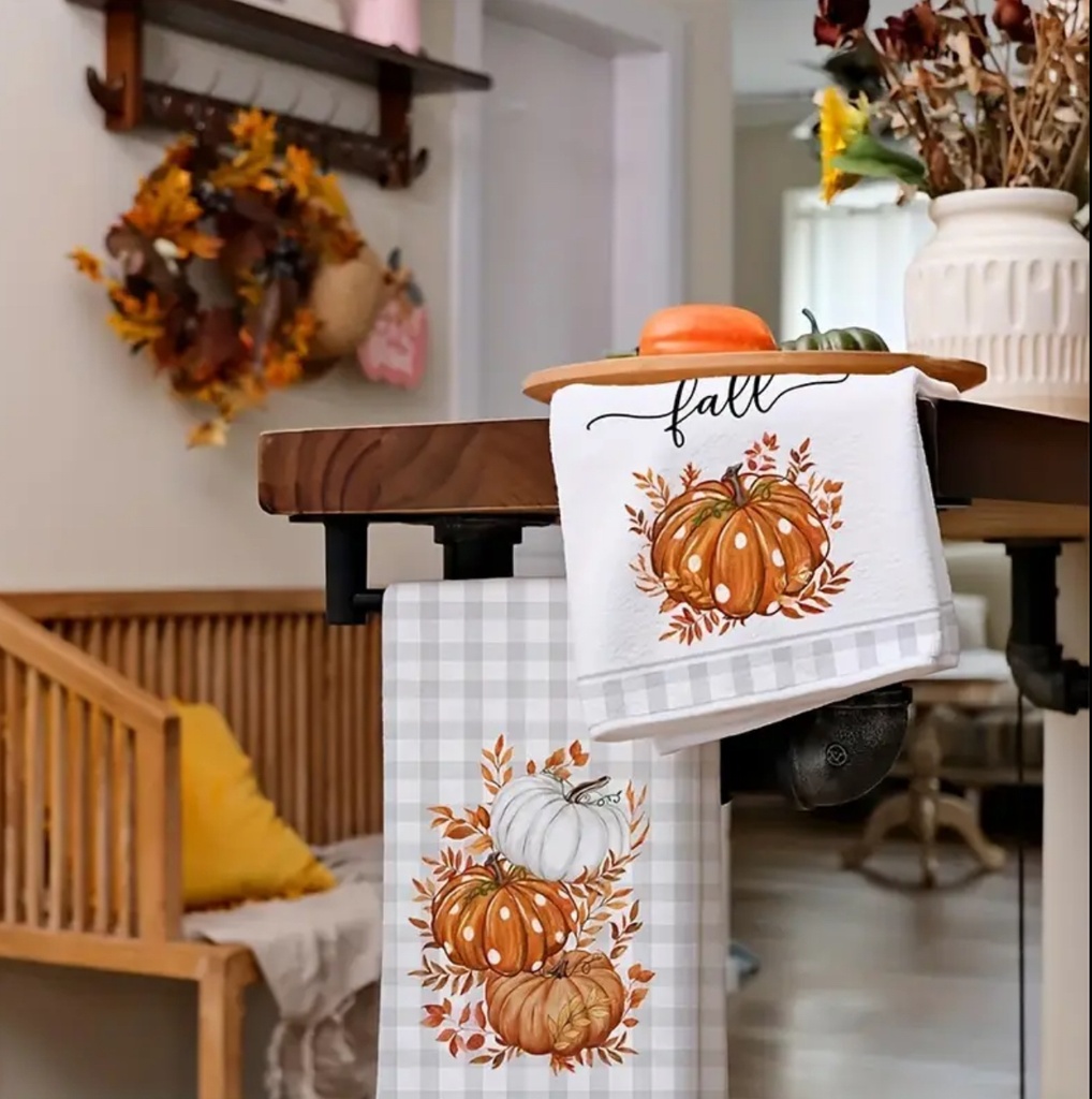 TOALLAS ACCION DE GRACIAS SETX2 66X45CM