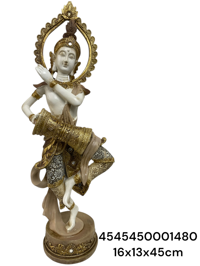 CS8020482 BUDA CON INSTRUMENTO 16X13X45CM