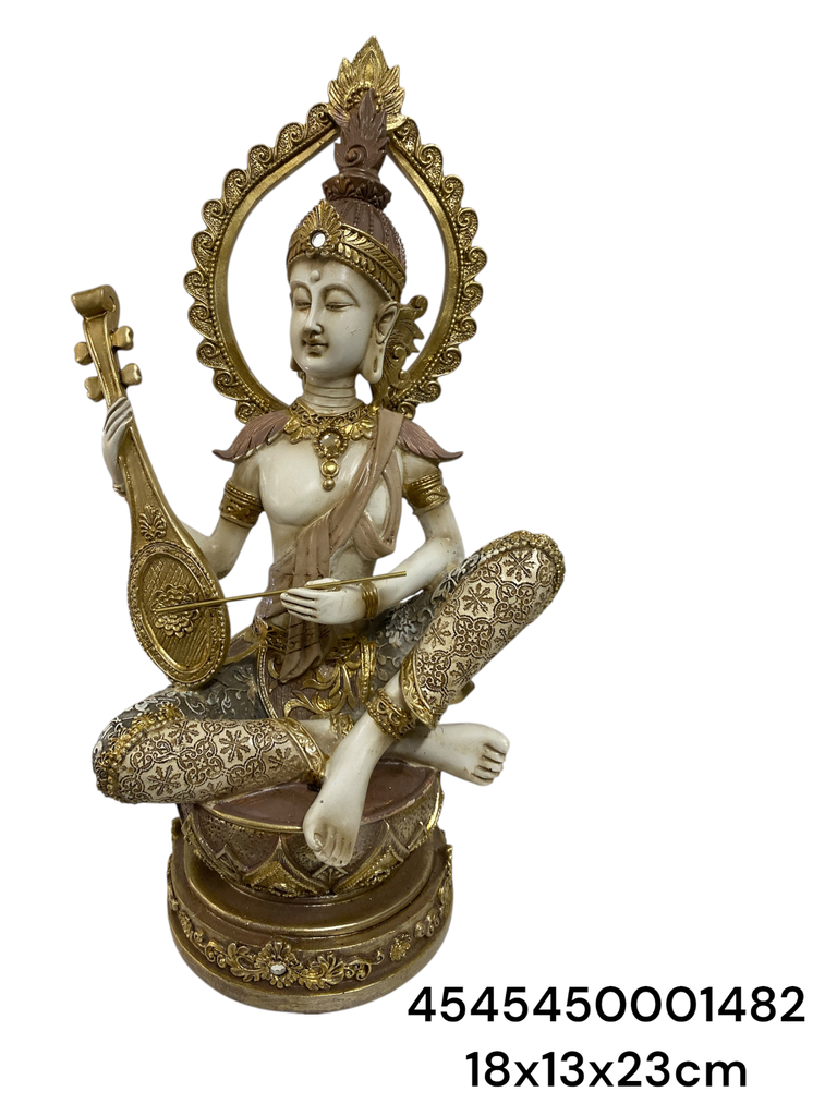 CS8020484 BUDA CON INSTRUMENTO 18X13X23CM