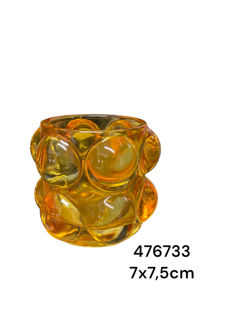 LH030-2BR CANDELABRO VIDRIO 7X7.5CM