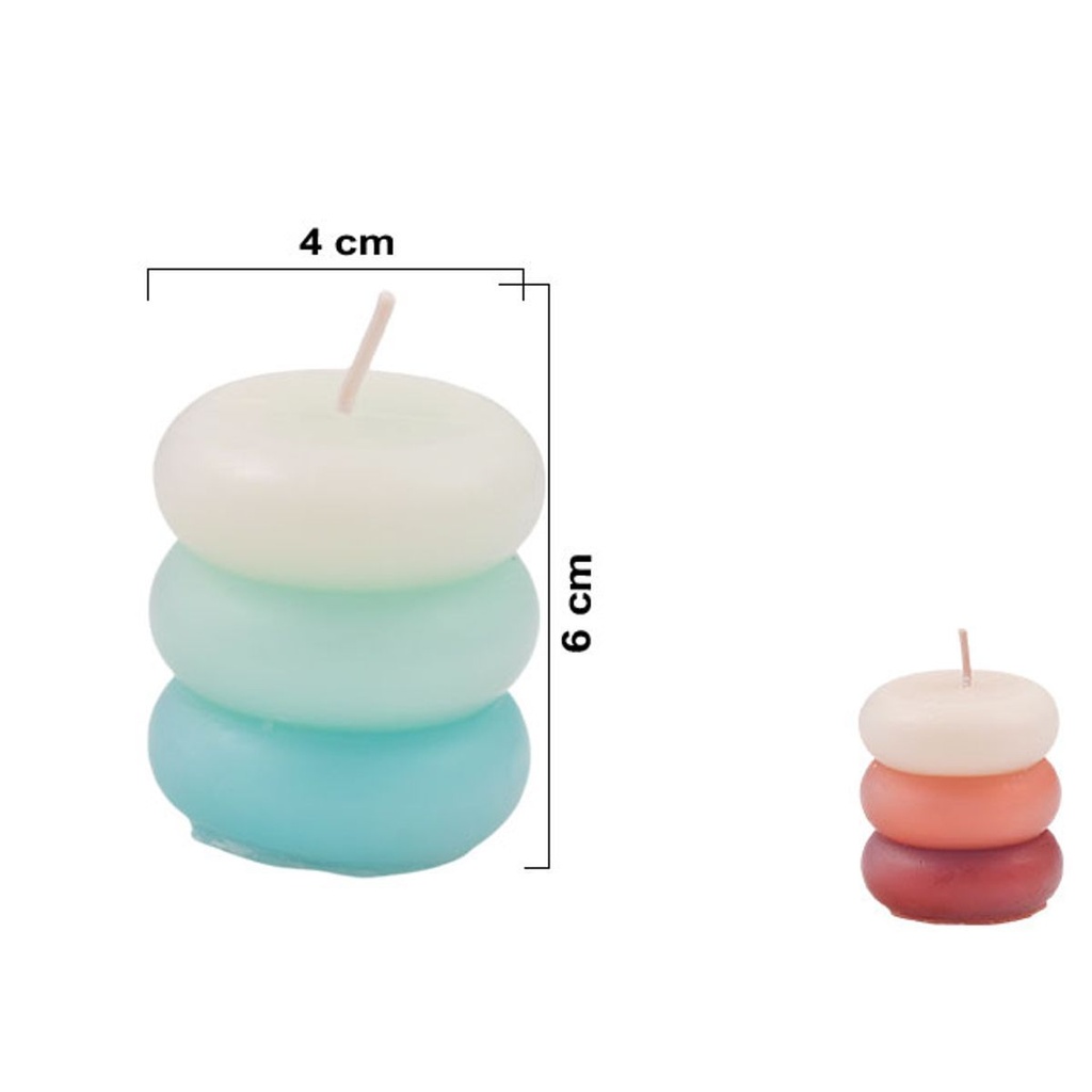 VELA DECORATIVA 4.2X5CM ES25234