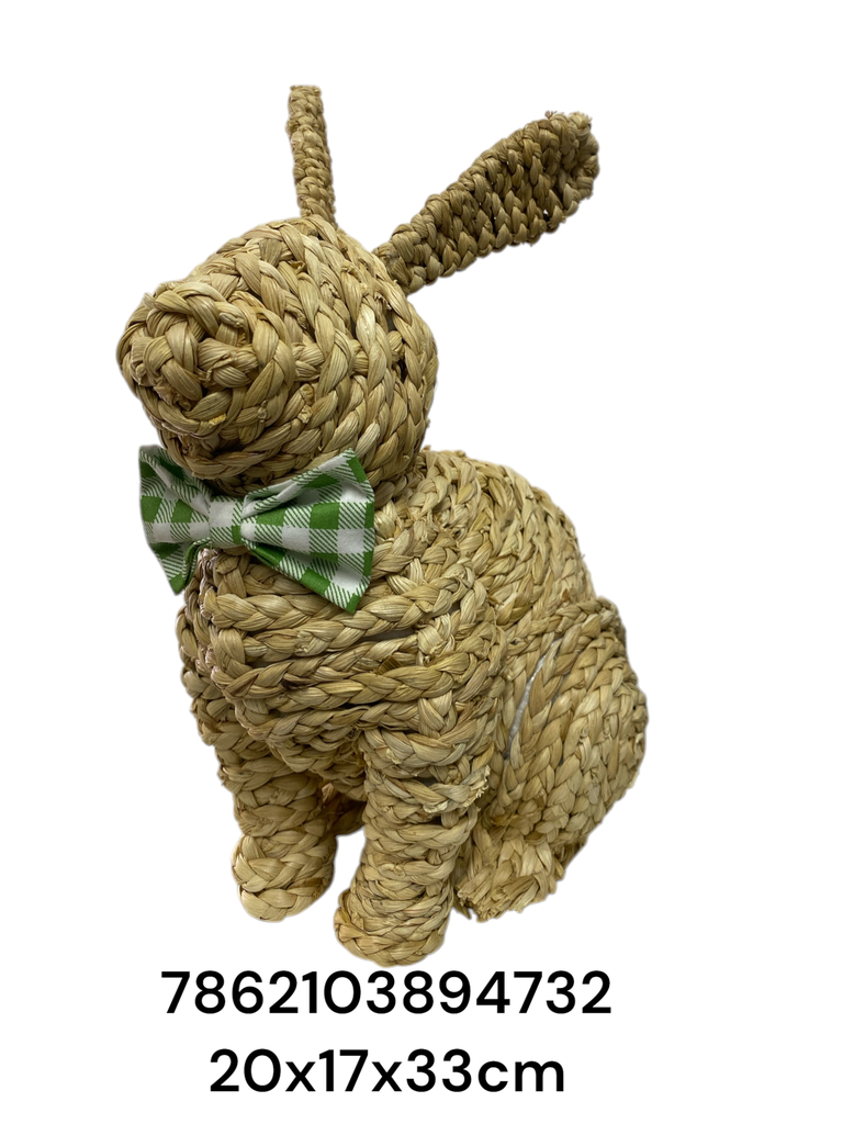 SYT240001 CONEJO YUTE PASCUA 20X17X33CM