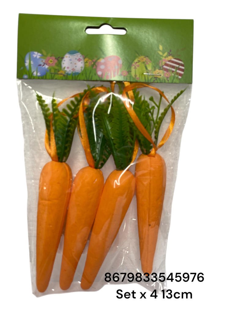 ZANAHORIA ARTF. SETX4 13CM C/U