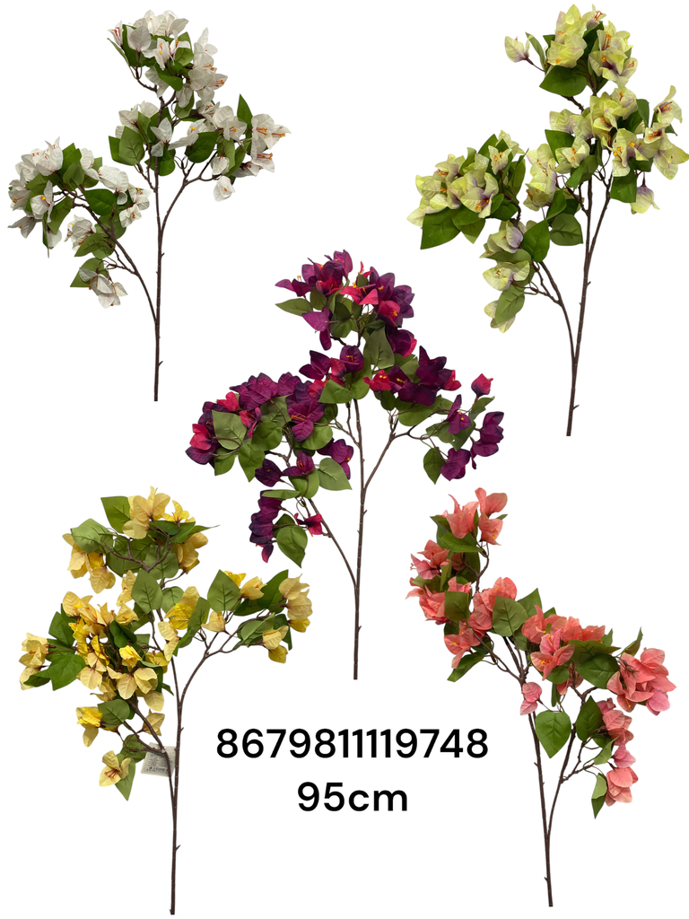 RAMA FLOR BUGANVILIA SURTIDA 95CM