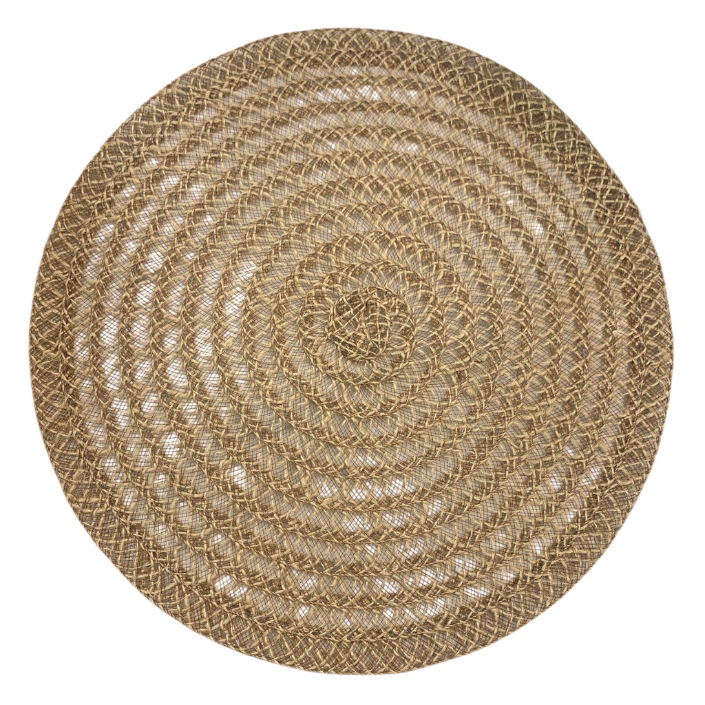 INDIVIDUAL YUTE ESPIRAL CAFÉ CLARO 39CM IC831-18