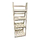 PORTA MACETAS MADERA 4 PISOS 42X33X112CM