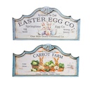 LETRERO DE MADERA PASCUA 20X40CM