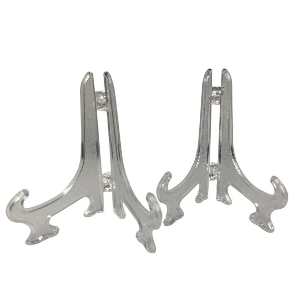 ATRIL ACRILICO TRANSPARENTE SETX2. 18CM.