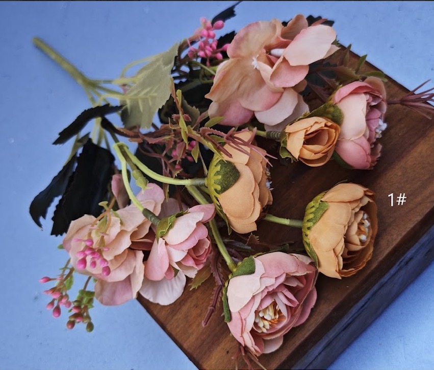 CAMELIAS CON HORTENSIAS 30CM