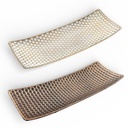 BANDEJA RECTANGULAR PUNTOS 34.5X13 CM