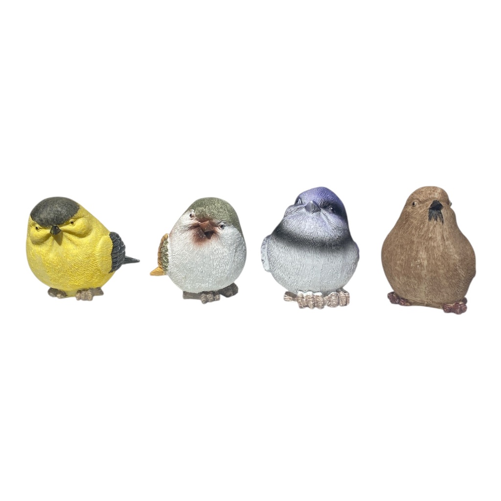 ADORNO PAJARO COLORES SURTIDOS C/U.10X7X8 CM