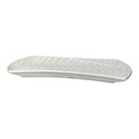 BANDEJA DE PORCELANA BLANCA VINTAGE 37X17CM