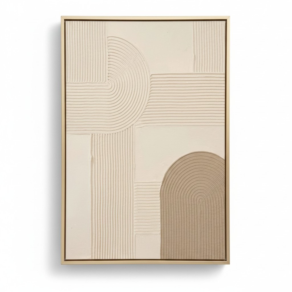 CUADRO AL OLEO ARCOS MINIMALISTA 70X110CM