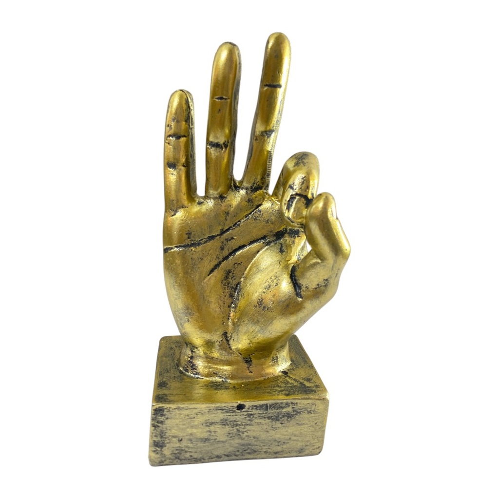 MANO OK POLIRESINA 17X7CM