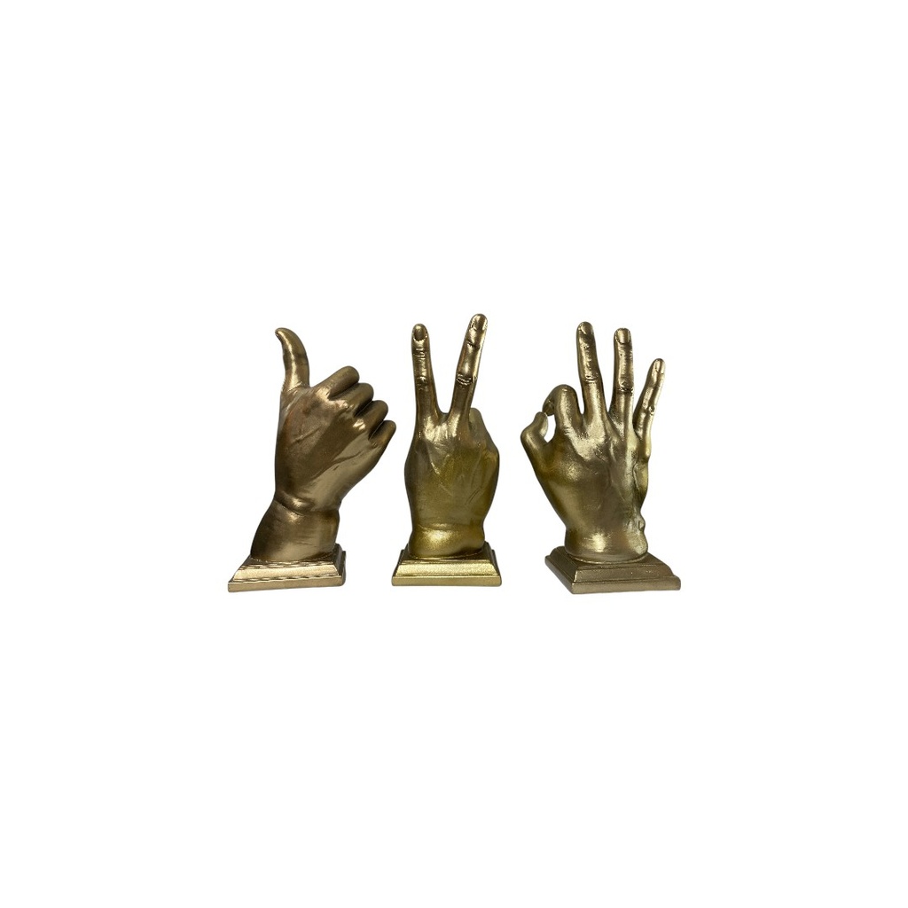 MANO VARIOS DISEÑOS, POLIRESINA 21.5X12X7.5CM